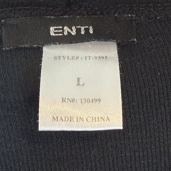 Y2K Black Zip Up Hoodie Jacket Tribal Embroidery Boho Goth Festival Large - Picture 10 of 12